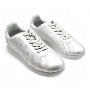 Danskin Resilient Lace up Sneaker with Metallic Detail Women's Shoes